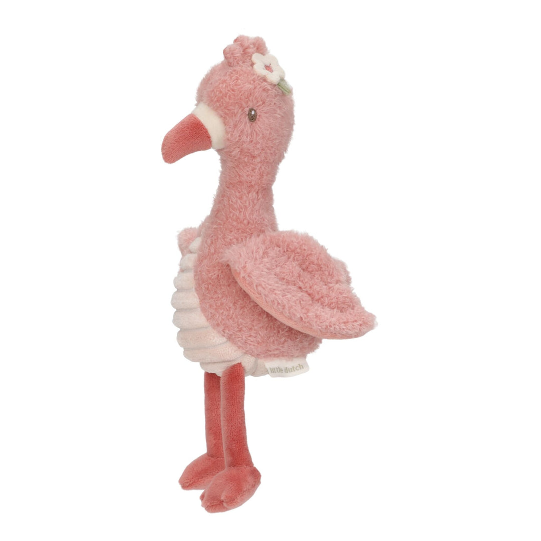 Little Dutch – Cuddly Toy Flamingo 17cm – Safari Friends - Mabel & Fox