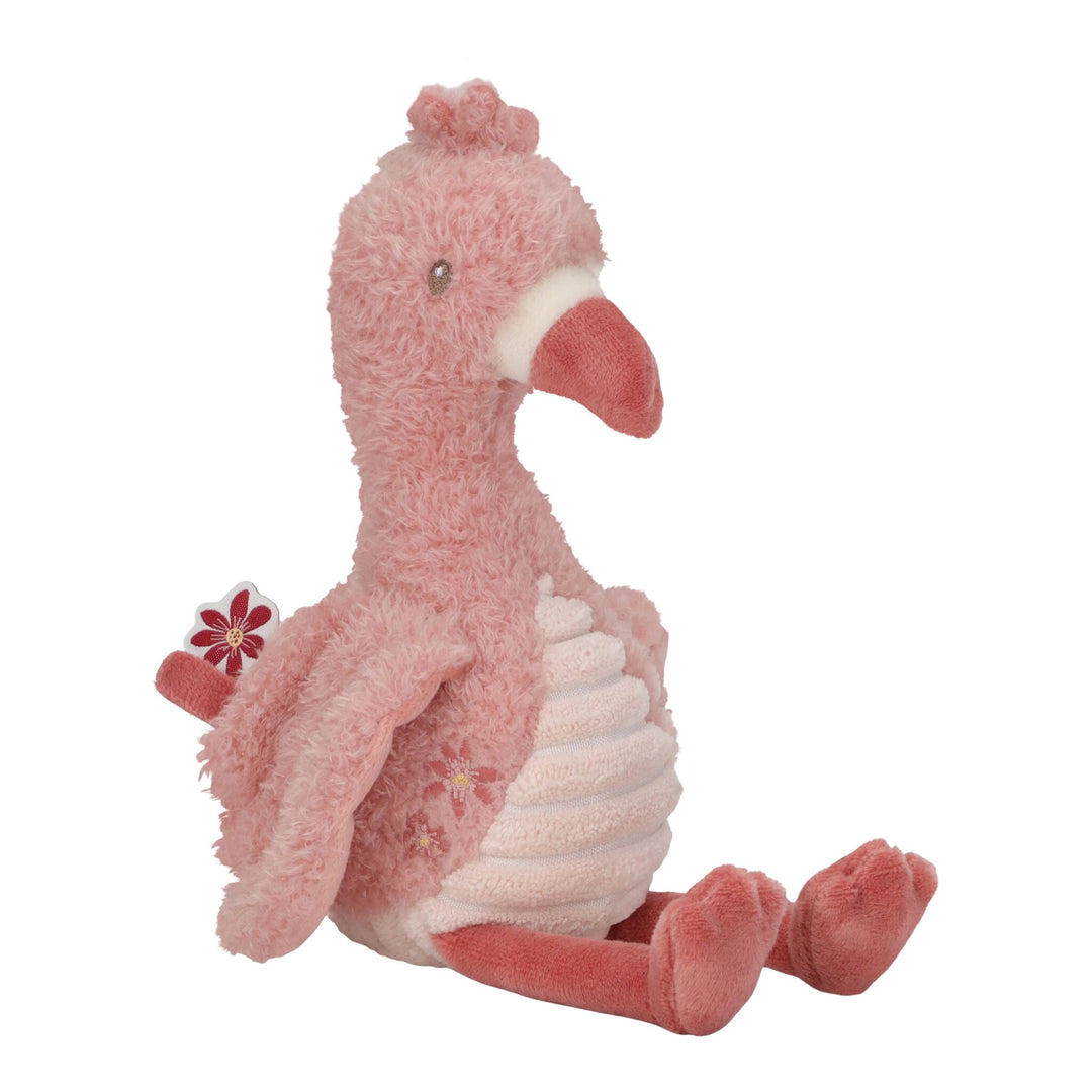Little Dutch – Cuddly Toy Flamingo 17cm – Safari Friends - Mabel & Fox