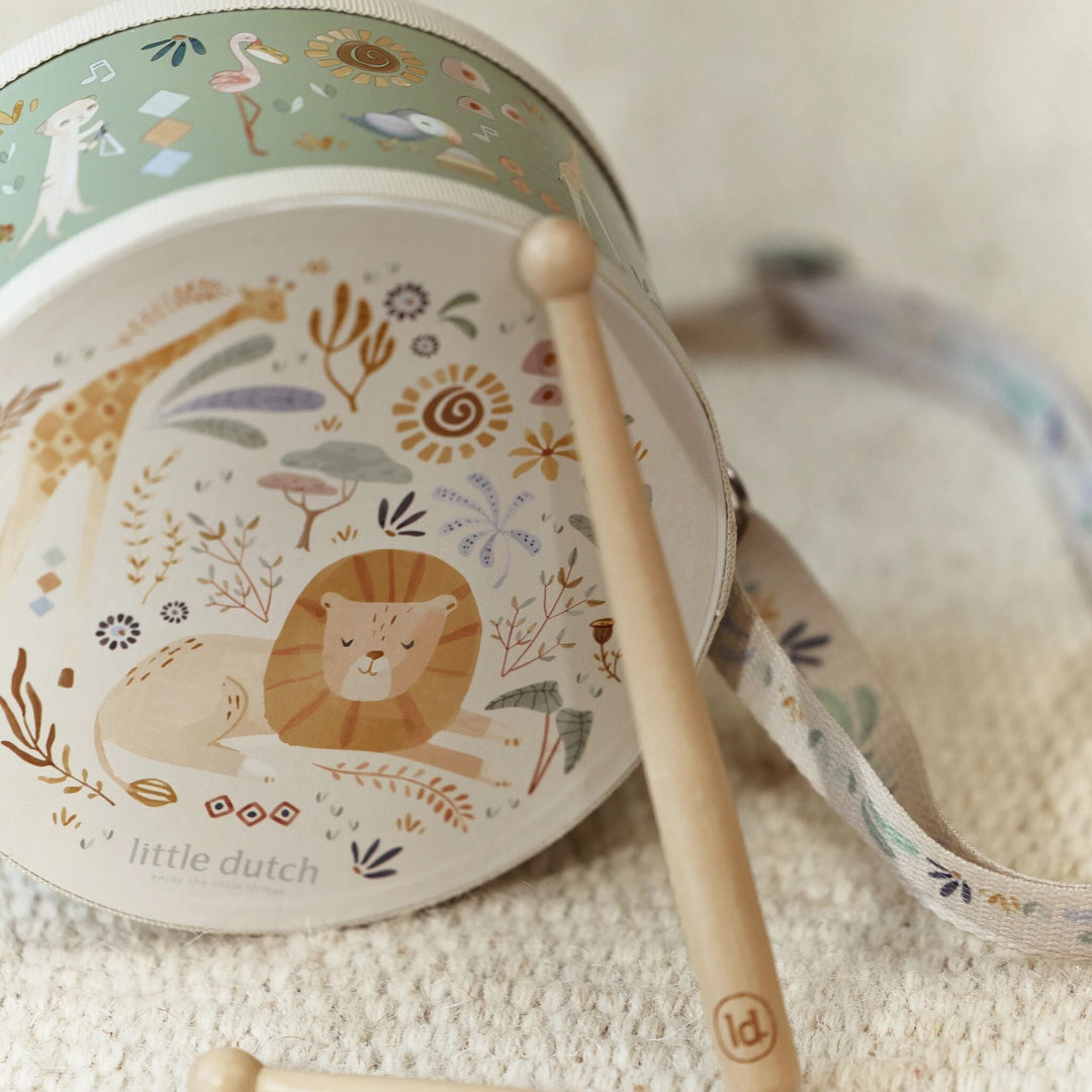 Little Dutch – Music Drum – Safari Friends - Mabel & Fox