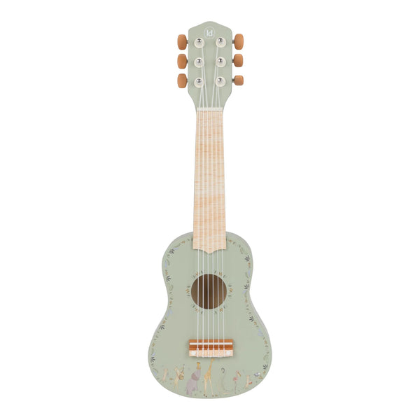 Little Dutch – Green Wooden Guitar – Safari Friends - Mabel & Fox