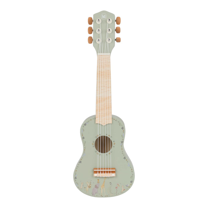 Little Dutch – Green Wooden Guitar – Safari Friends - Mabel & Fox