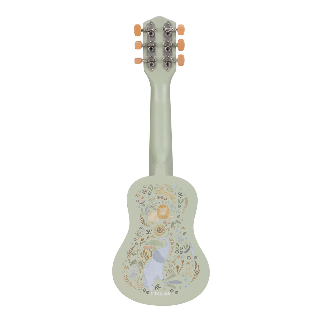 Little Dutch – Green Wooden Guitar – Safari Friends - Mabel & Fox