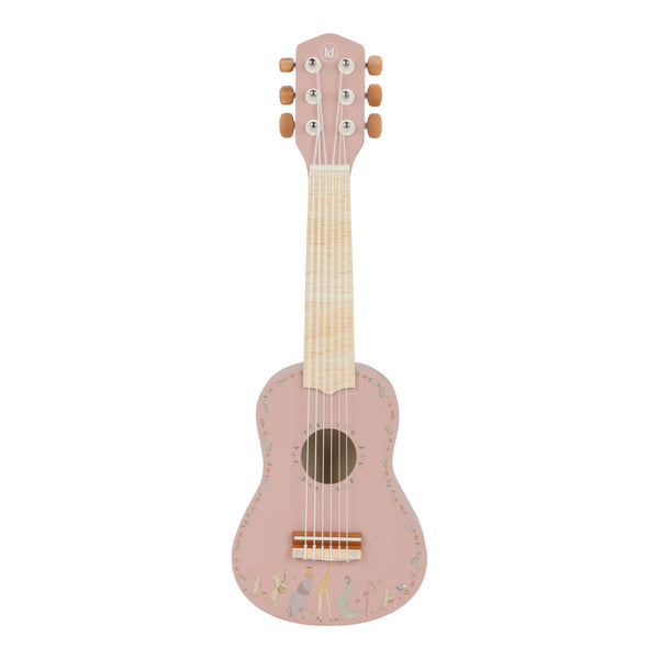 Little Dutch – Pink Wooden Guitar – Safari Friends - Mabel & Fox