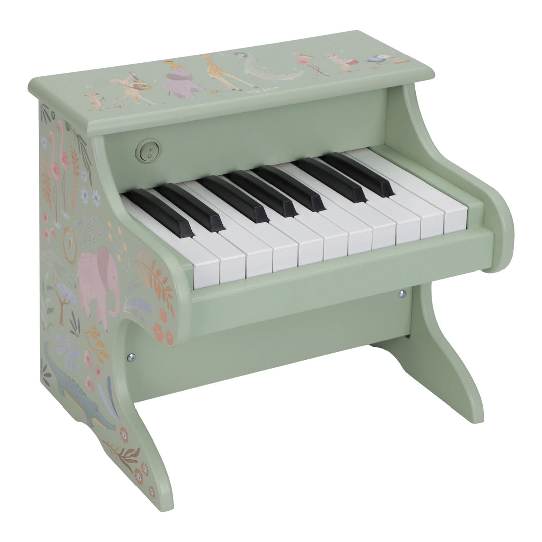 Little Dutch – Green Wooden Piano – Safari Friends - Mabel & Fox
