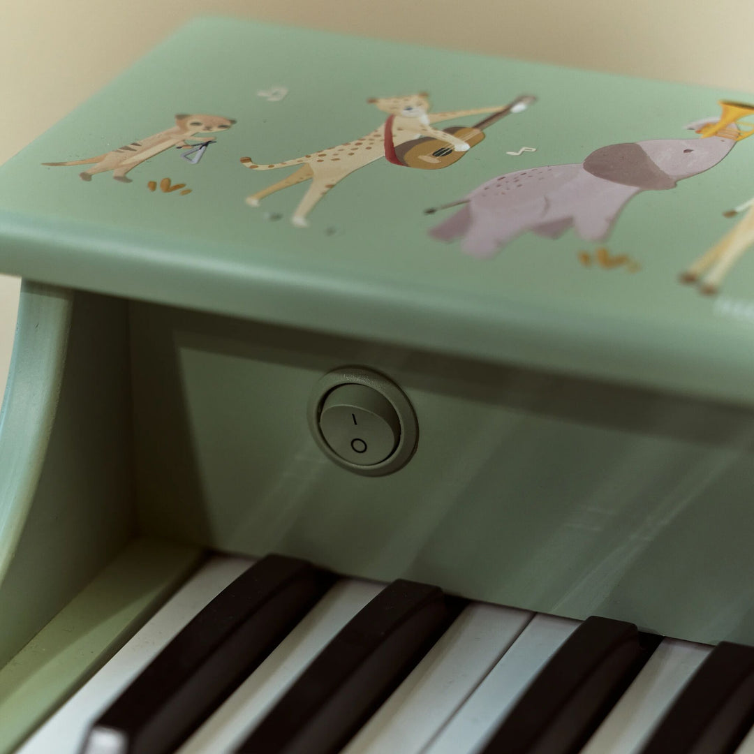 Little Dutch – Green Wooden Piano – Safari Friends - Mabel & Fox