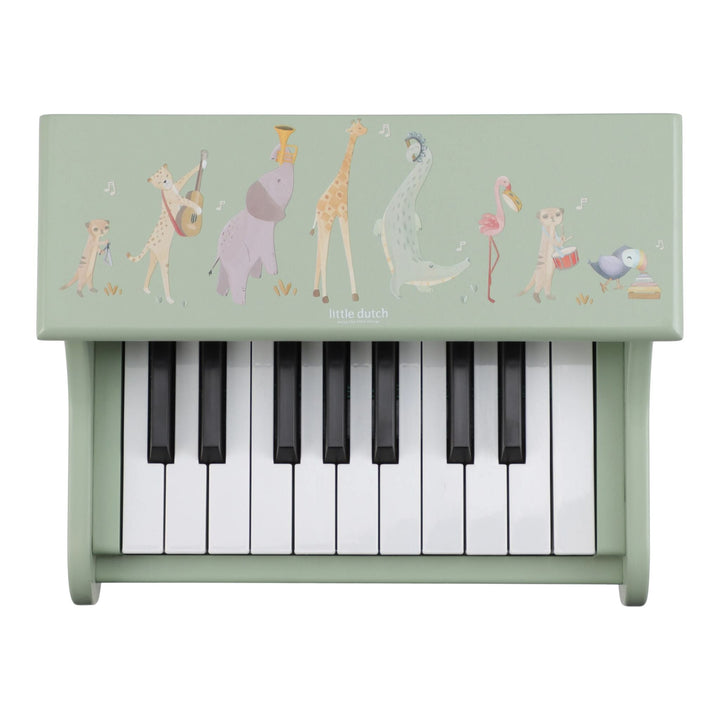 Little Dutch – Green Wooden Piano – Safari Friends - Mabel & Fox