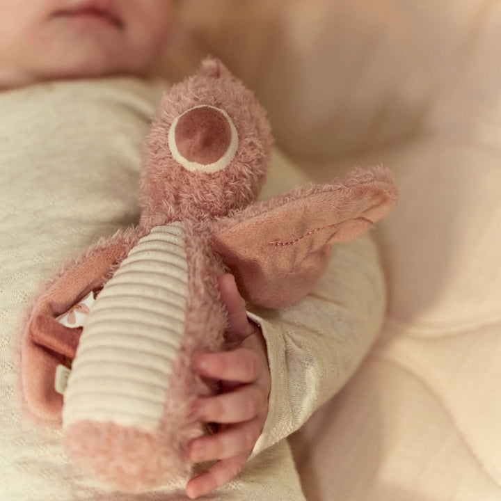Little Dutch - Squeeze Rattle Flamingo - Safari - Mabel & Fox