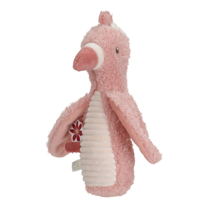 Little Dutch - Squeeze Rattle Flamingo - Safari - Mabel & Fox