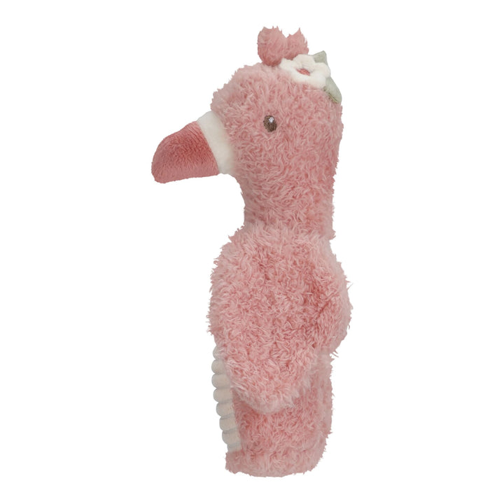 Little Dutch - Squeeze Rattle Flamingo - Safari - Mabel & Fox