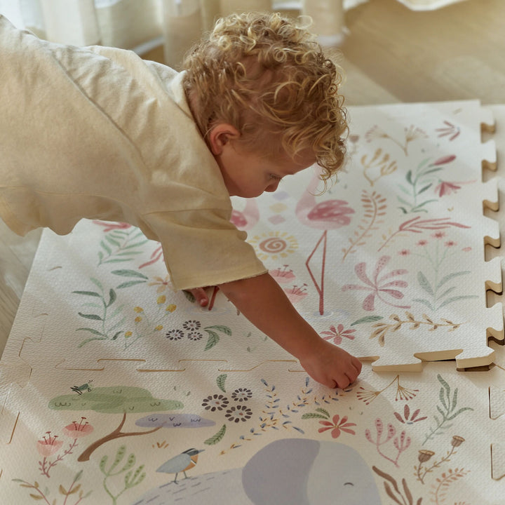 Little Dutch – Foam Play Mat – Safari Friends XL