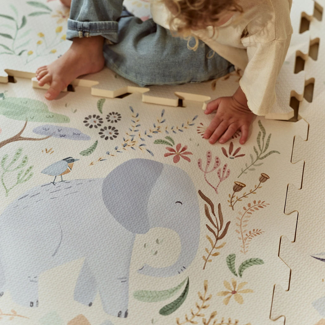 Little Dutch – Foam Play Mat – Safari Friends XL