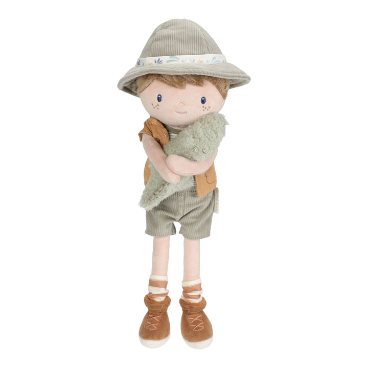 Little Dutch – Ranger Jim Cuddly Toy 35cm – Safari Friends - Mabel & Fox