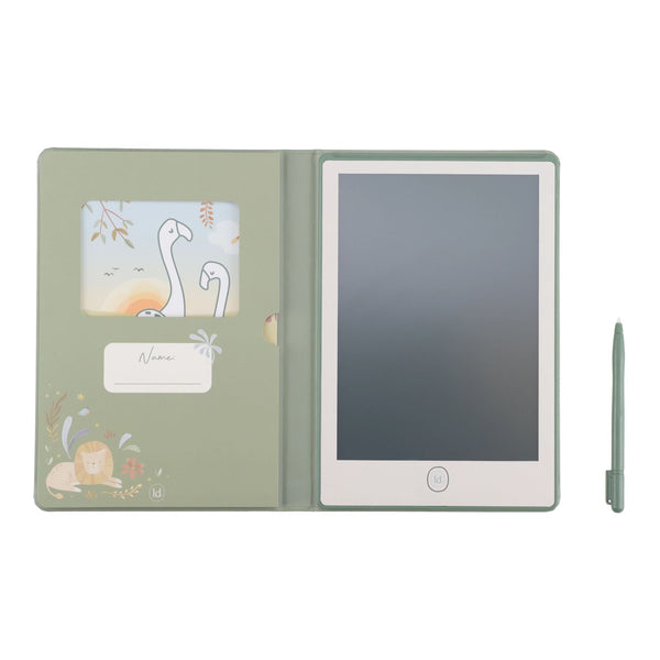 Little Dutch – Green Drawing Tablet – Safari Friends - Mabel & Fox