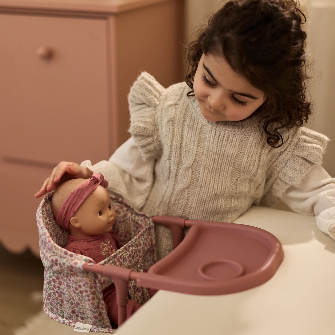 Little Dutch - Doll Table Chair - Pink