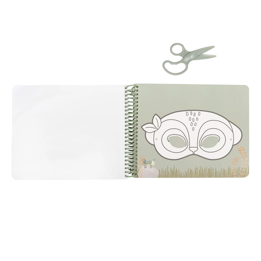 Little Dutch - Making Masks Craft Book - Safari Friends Jim