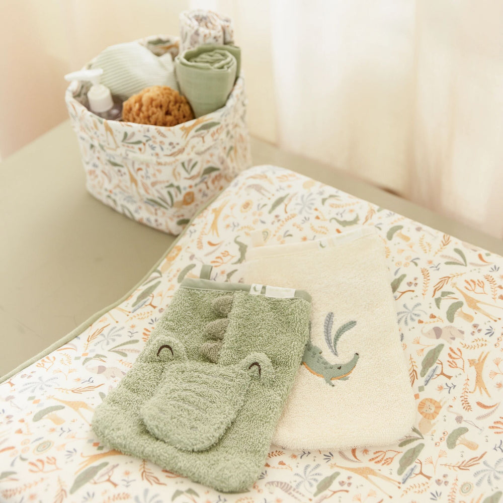 Little Dutch – Washcloths Set – Crocodile - Mabel & Fox