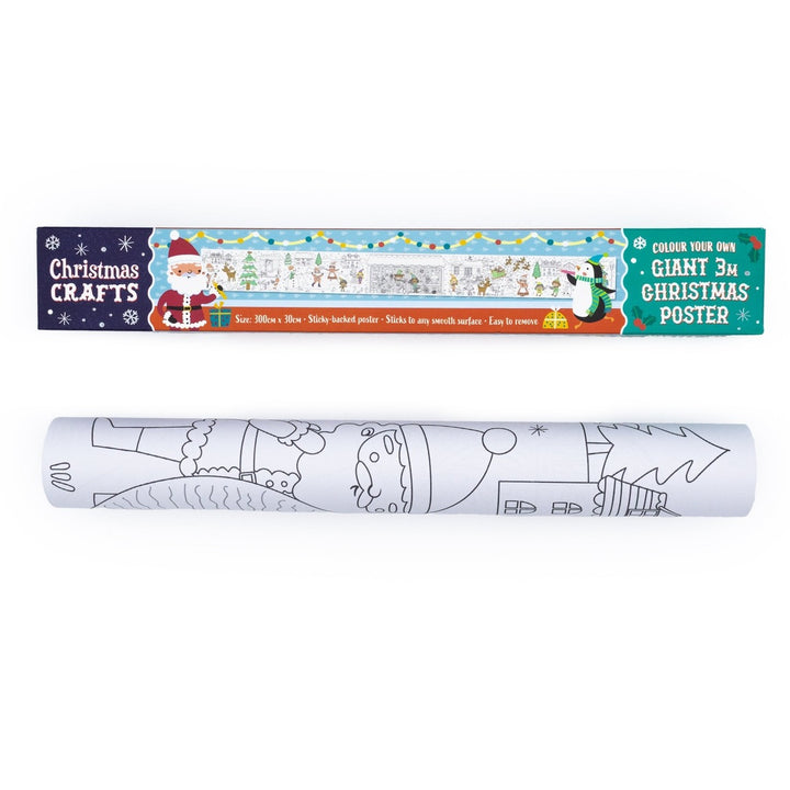 Colour Your Own Christmas Poster – Festive Stick & Colour Activity