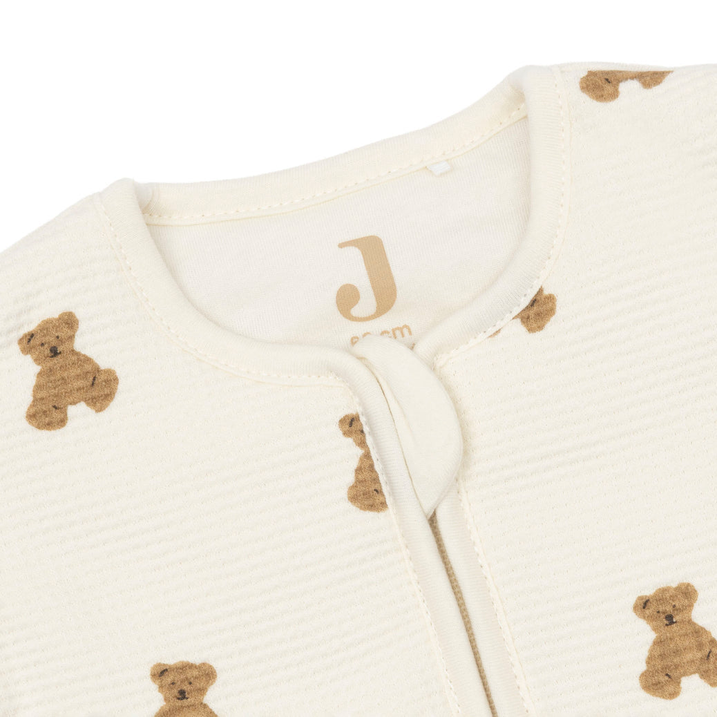 Jollein - Sleeping Bag with Removable Sleeves 60cm - Mini Teddy Bear Little Waffle
