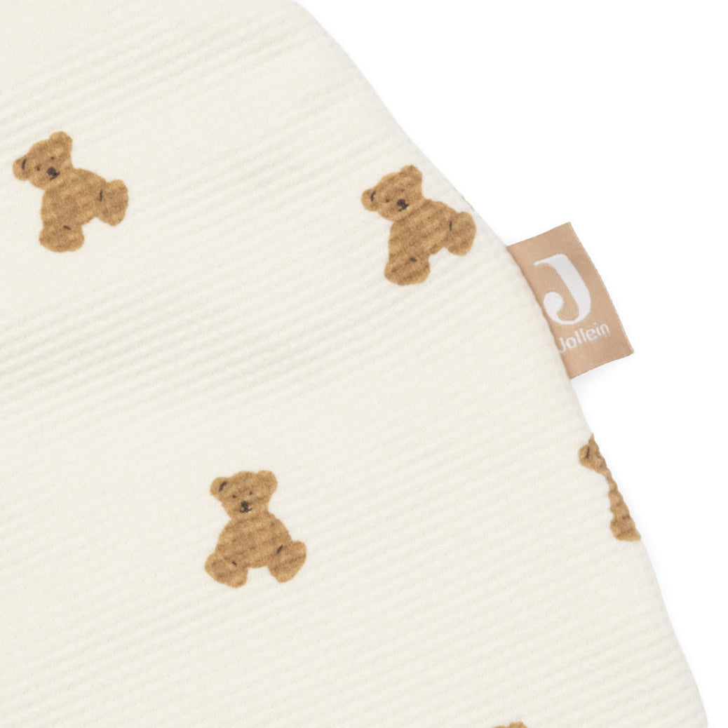 Jollein - Sleeping Bag with Removable Sleeves 60cm - Mini Teddy Bear Little Waffle