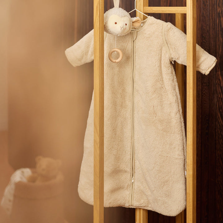 Jollein - Sleeping Bag with Removable Sleeves 60cm - Fluffy Sand