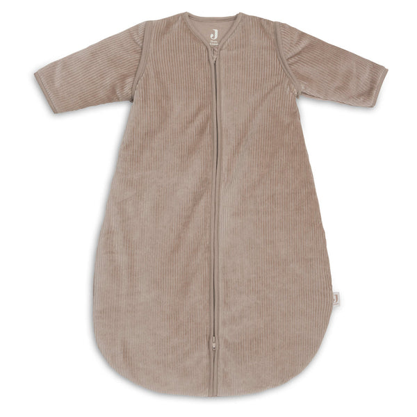 Jollein – Sleeping Bag with Removable Sleeves – Rib Milky Coffee