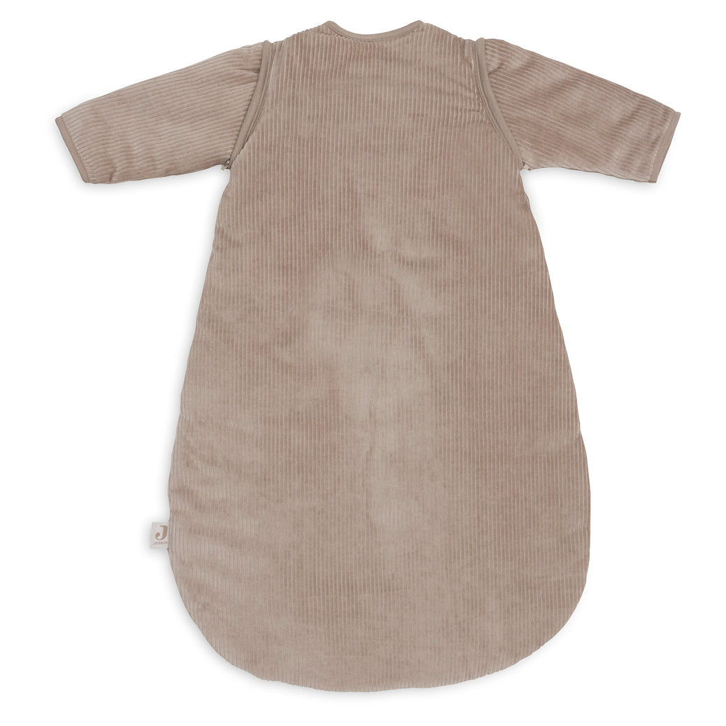 Jollein – Sleeping Bag with Removable Sleeves – Rib Milky Coffee