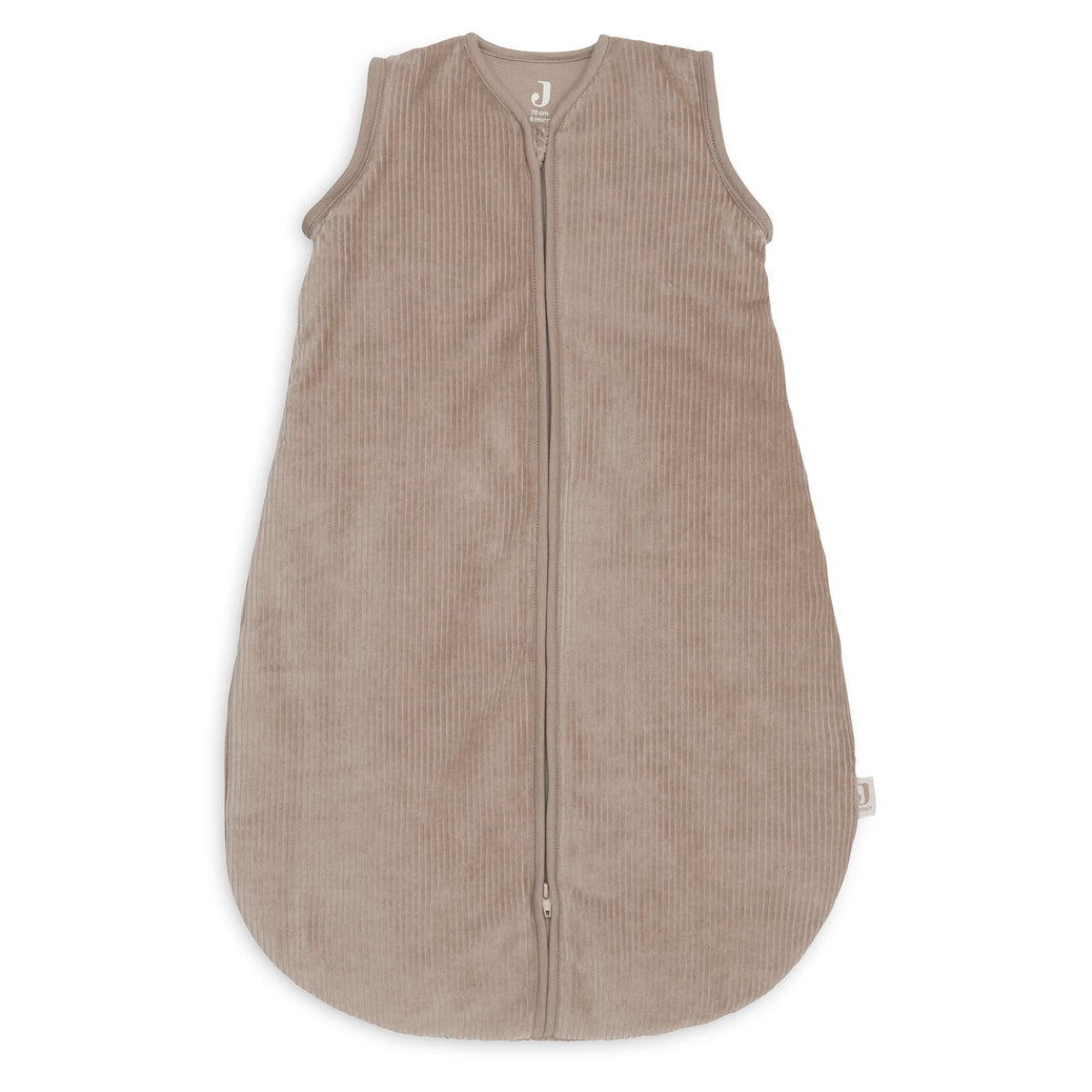 Jollein – Sleeping Bag with Removable Sleeves – Rib Milky Coffee