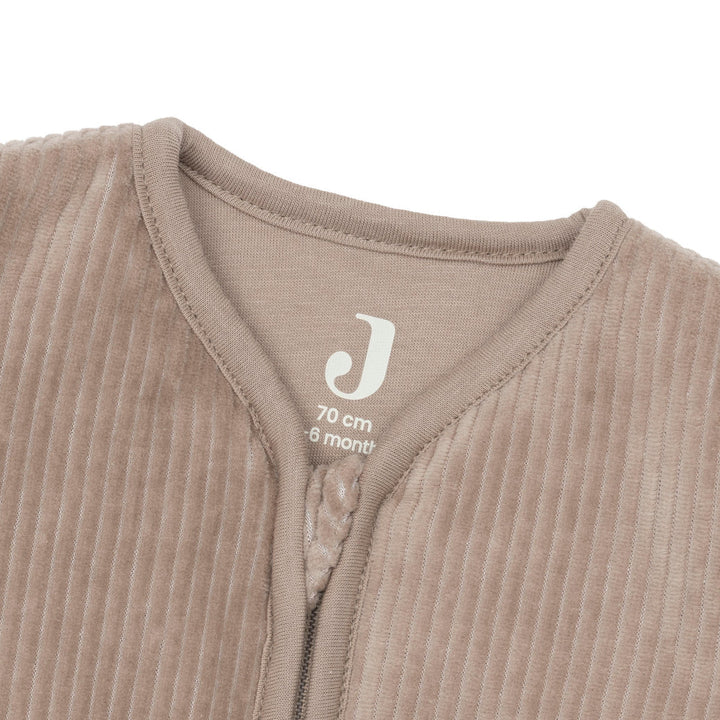 Jollein – Sleeping Bag with Removable Sleeves – Rib Milky Coffee