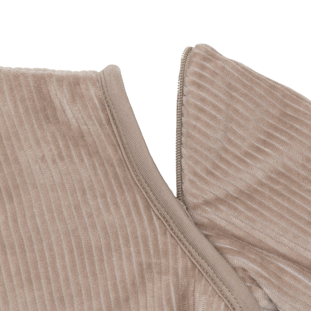 Jollein – Sleeping Bag with Removable Sleeves – Rib Milky Coffee