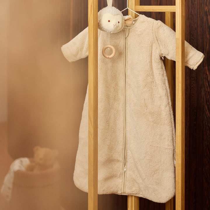 Jollein - Sleeping Bag with Removable Sleeves 70cm - Fluffy Sand