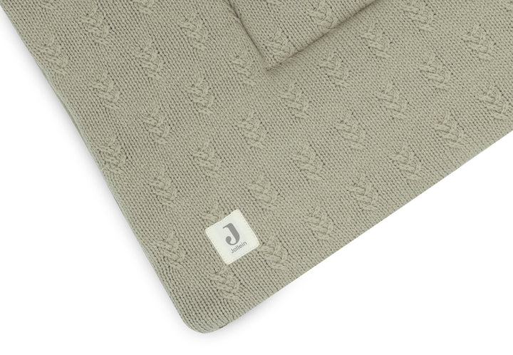 Jollein - Playpen Mat - Grain Knit - Olive Green