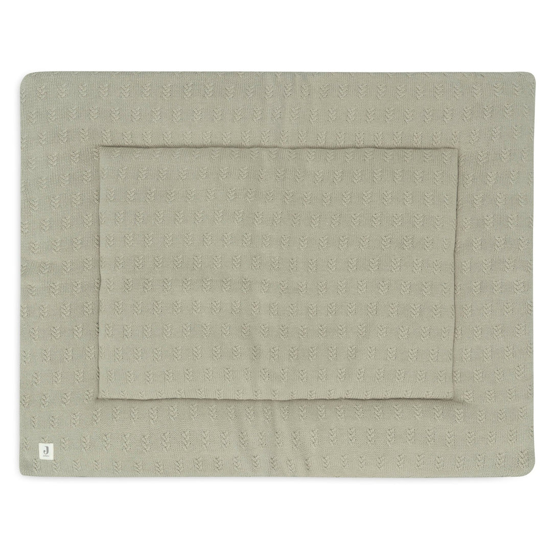 Jollein - Playpen Mat - Grain Knit - Olive Green