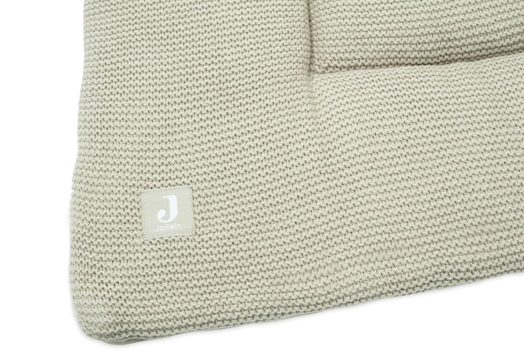 Jollein - Playpen Mat - Basic Knit - Olive Green