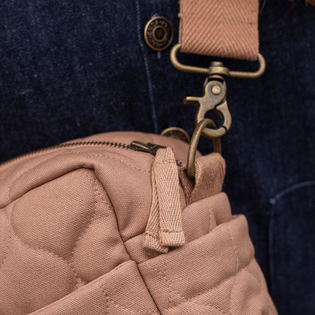 Avery Row - Pram Organiser Bag - Latte - Mabel & Fox