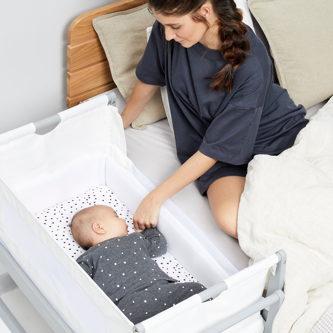 Snuz - SnuzPod⁴ Bedside Crib - Dove Grey