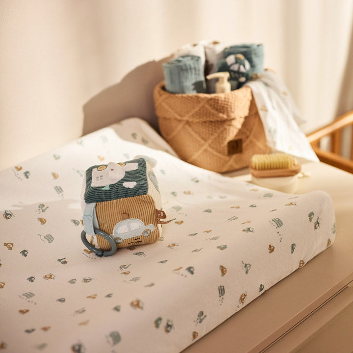 Jollein - Changing Mat Cover Jersey - On The Go - (50 x 70 cm) - Mabel & Fox