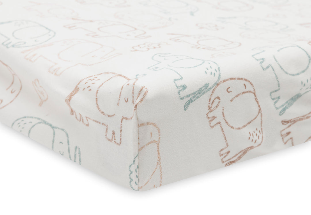 Jollein - Changing Mat Cover Jersey - Elephant Tales