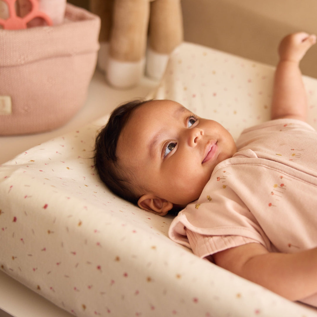 Jollein - Changing Mat Cover Jersey 50x70cm - Pretty Picnic - Mabel & Fox