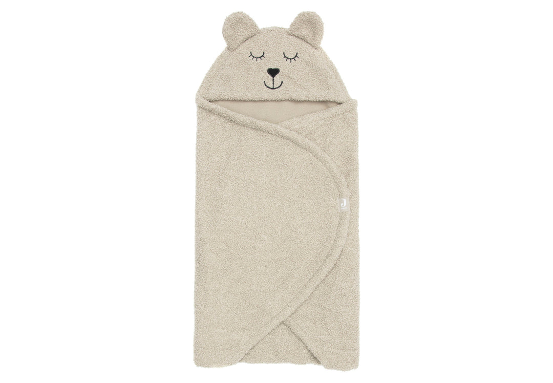 Jollein - Boucle Wrap Blanket Bear - Olive Green