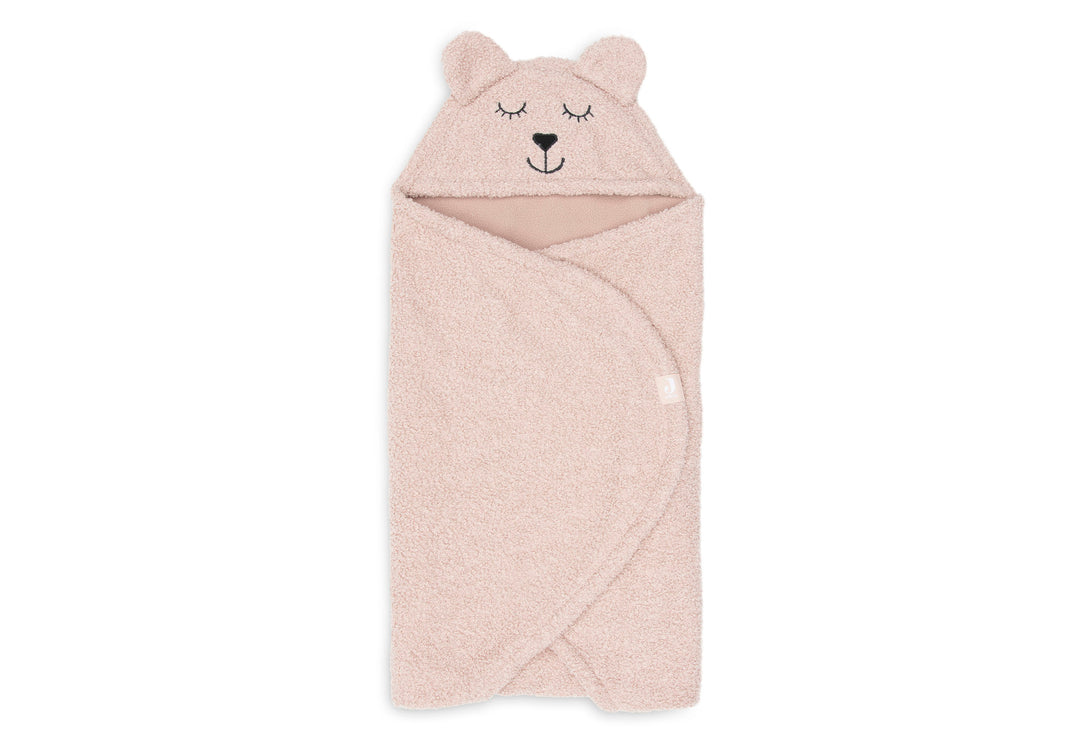 Jollein - Boucle Wrap Blanket Bear - Wild Rose