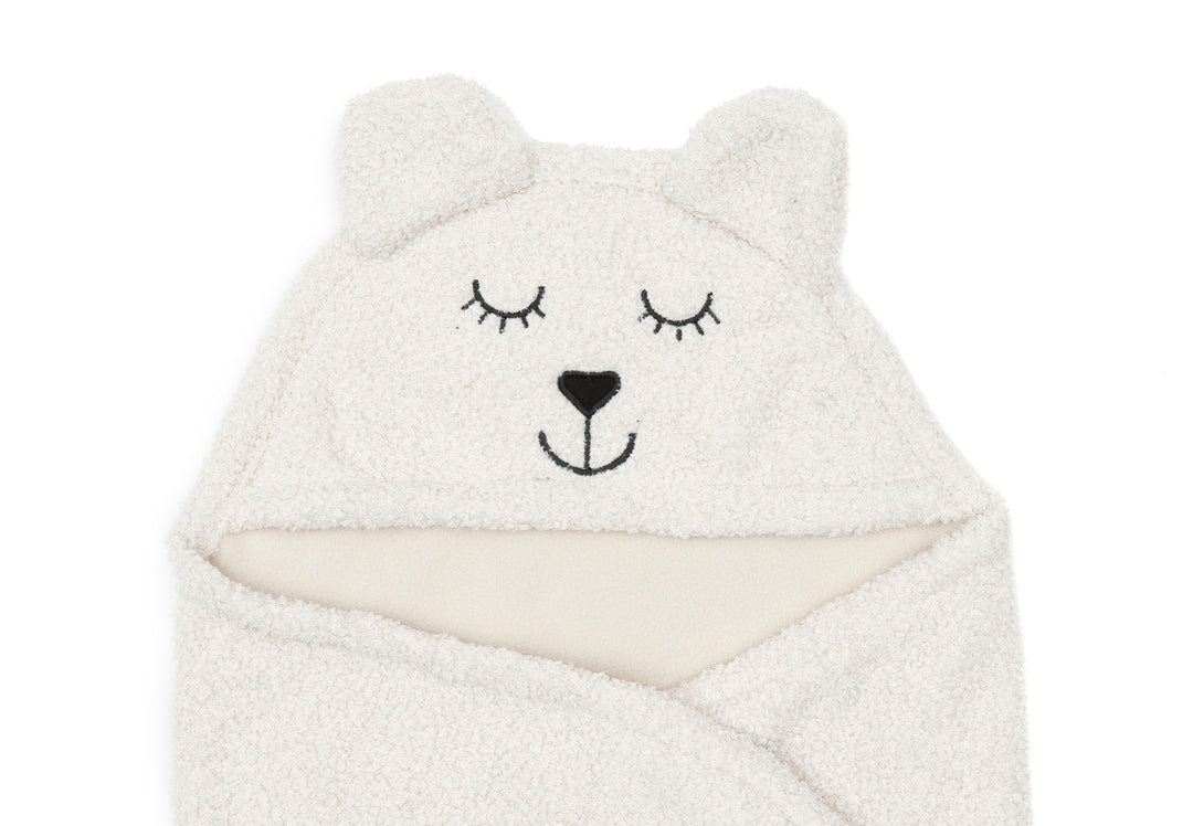 Jollein - Boucle Wrap Blanket Bear - Oatmeal