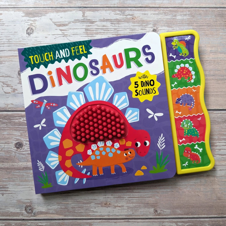 5 Button Silicone Sound Book - Dinosaur