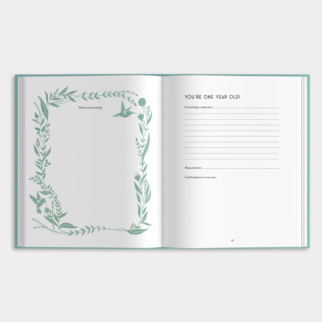 Paige Tate & Co. - My Baby's Book: A Keepsake Memory Book For Parents - Mabel & Fox