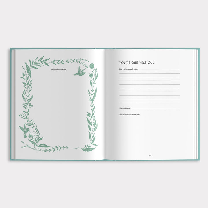 Paige Tate & Co. - My Baby's Book: A Keepsake Memory Book For Parents - Mabel & Fox