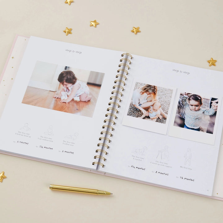 Blush & Gold - Baby Book - Blush