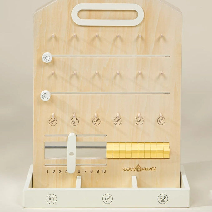 Coco Village - Wooden Routine, Tasks & Rewards Board