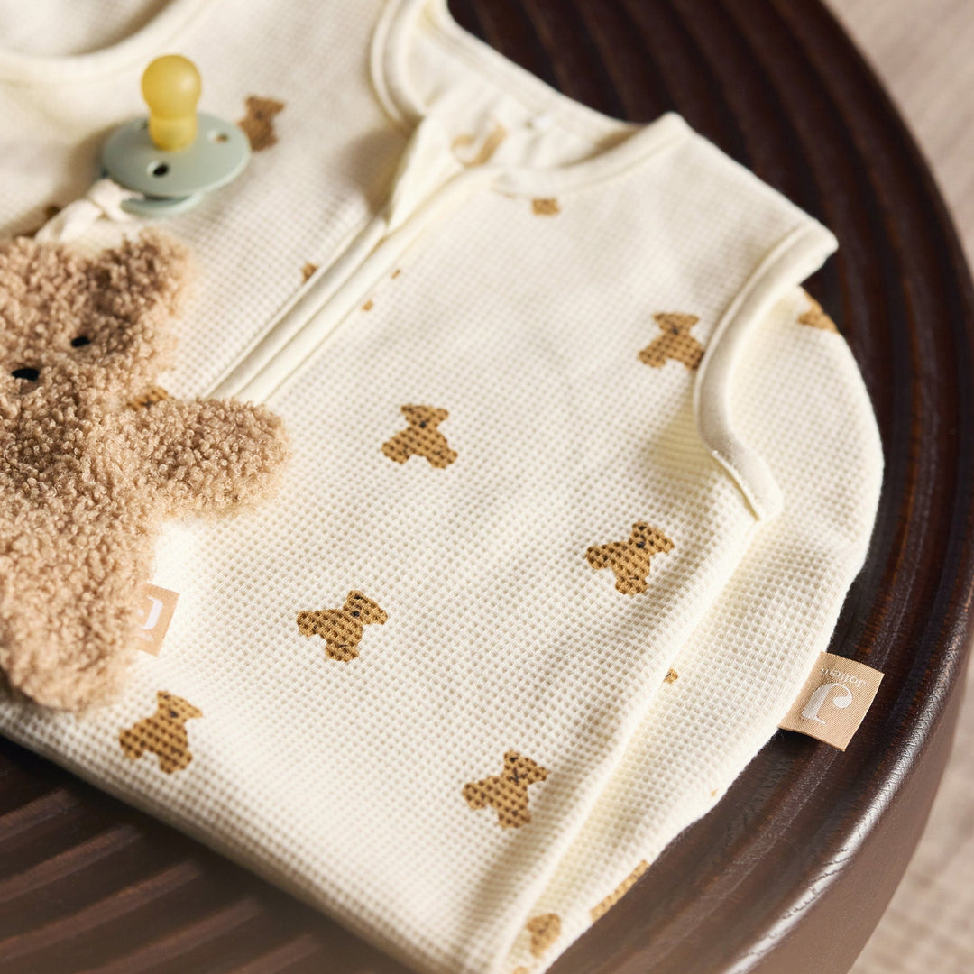 Jollein - Newborn Sleeping Bag Jersey - Mini Teddy Bear - Mabel & Fox