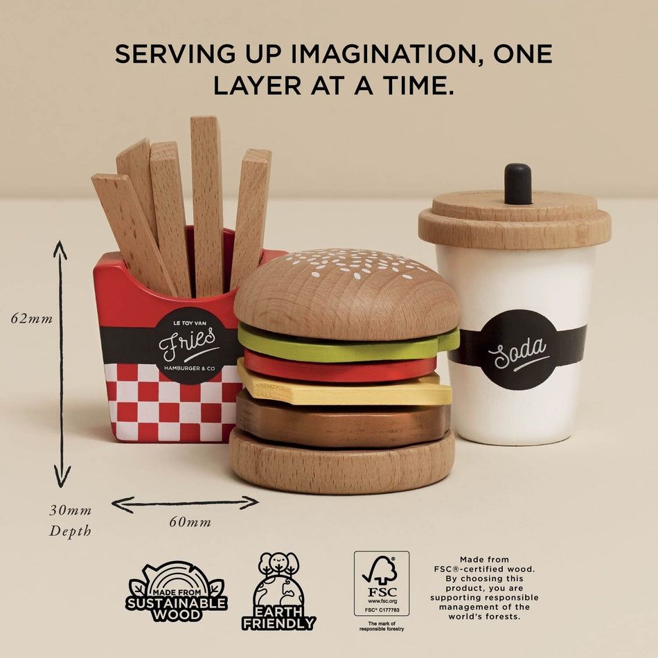 Le Toy Van – Gourmet Hamburger Set