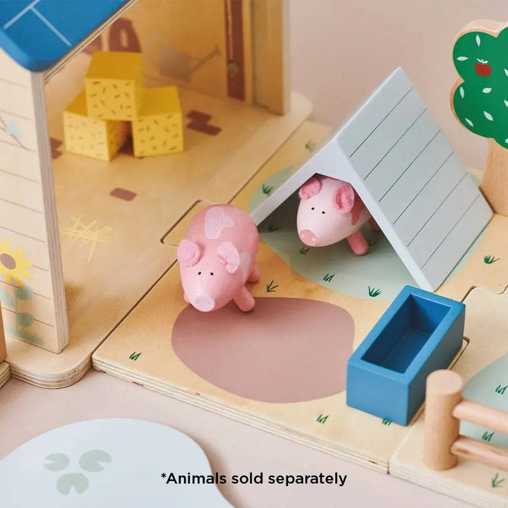 Great Little Trading Co. – Play & Store Wooden Toy Farm
