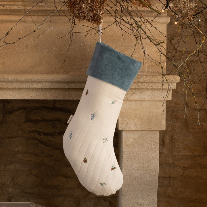 Avery Row - Christmas Stocking - Winter Sprigs